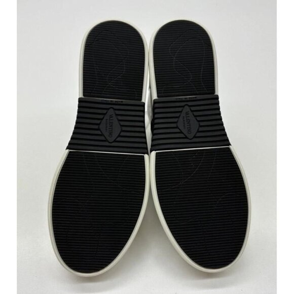 Valentino Garavani Mid-Top Italian Calfskin Leather VL7N Sneakers with COA 43 10 - Picture 2 of 4